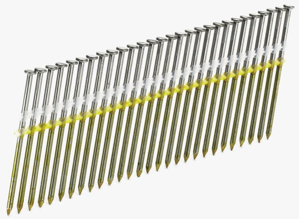 Senco KD29AABSN .131 Gauge by 3-1/2 inch Length Full Round Head Smooth Electro Galvanized Nail (4,000 per box)