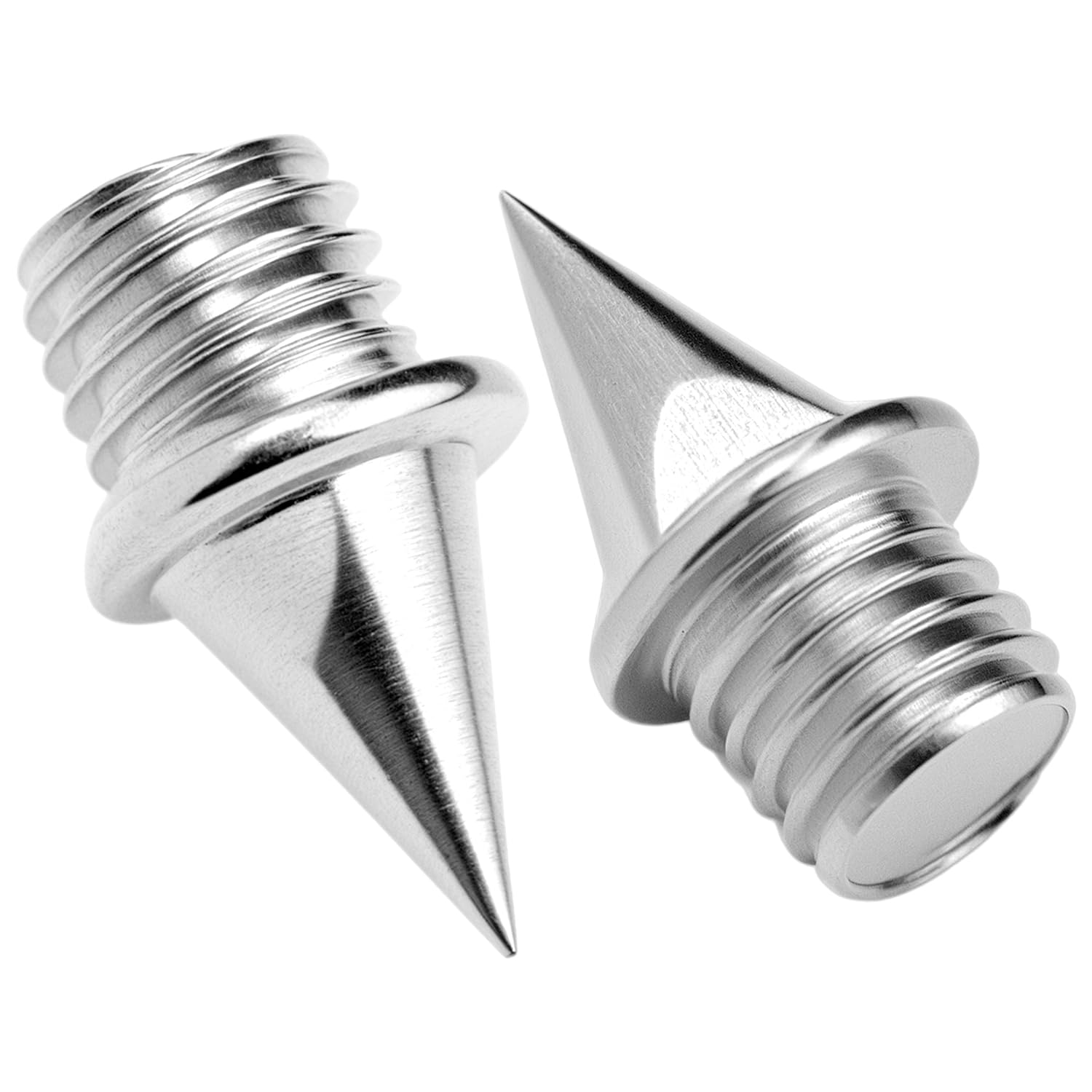 QWORK® Clavos Atletismo para Zapatos Deportivos Deportes de Atletismo, 1/4 Pulgada Plata