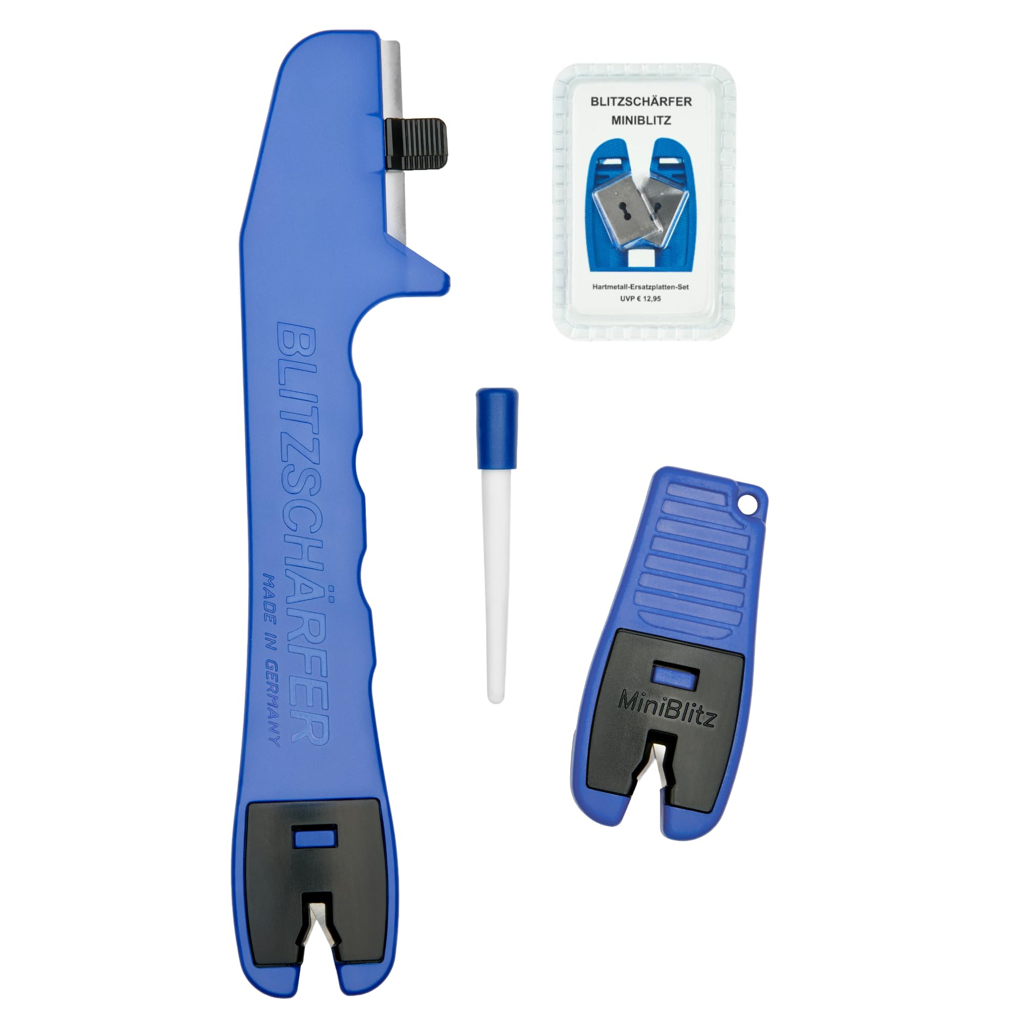 Affûteur de couteaux, aiguiseur de ciseaux, manuel, portable, set de 4 pièces
