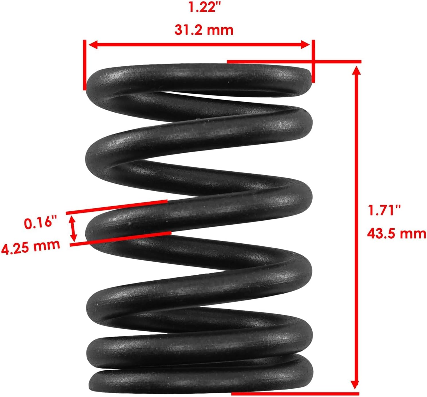 Powersports Replacement Parts for Intake Valve kit for Yamaha Terrapro 350 YFP350 1988 / 3Y1-12111-01-00 Mod-C33C-77138