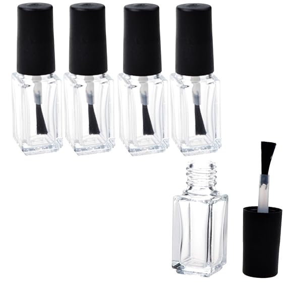 AHIER Nail Polish Bottles, Empty Nail Polish Bottles with