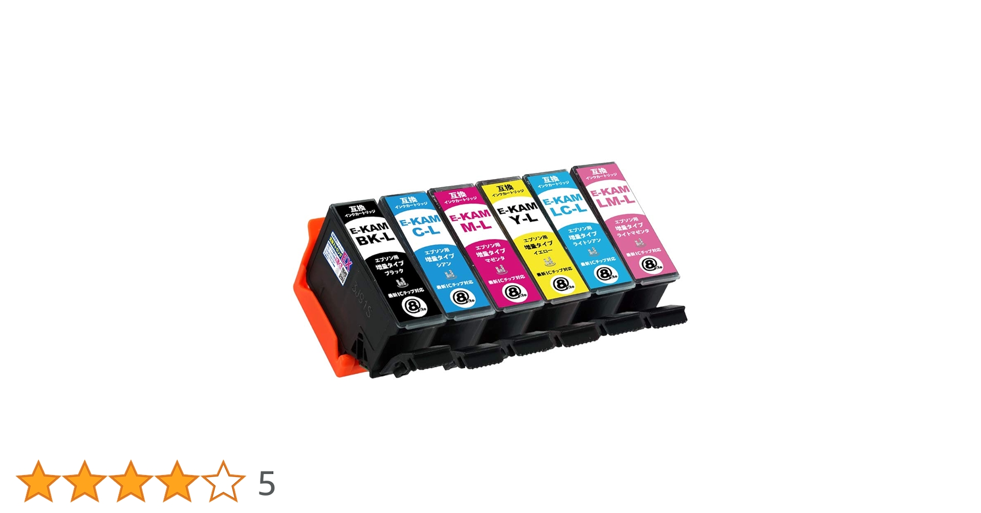 Amazon.co.jp: KAM-6CL-L 6色パック 増量 洗浄カートリッジ 【カメ