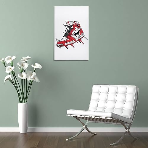 Miniatura 5 de Póster de tenis para correr, deportes, decoración de habitación de niños, pósteres artísticos (2) impresiones artísticas de pared en lienzo para