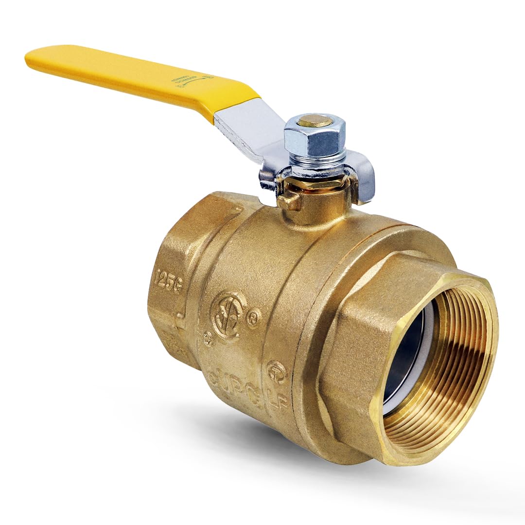 Everflow Supplies 605T114-NL No Lead Premium Full Port Forged Brass Ball Valve
