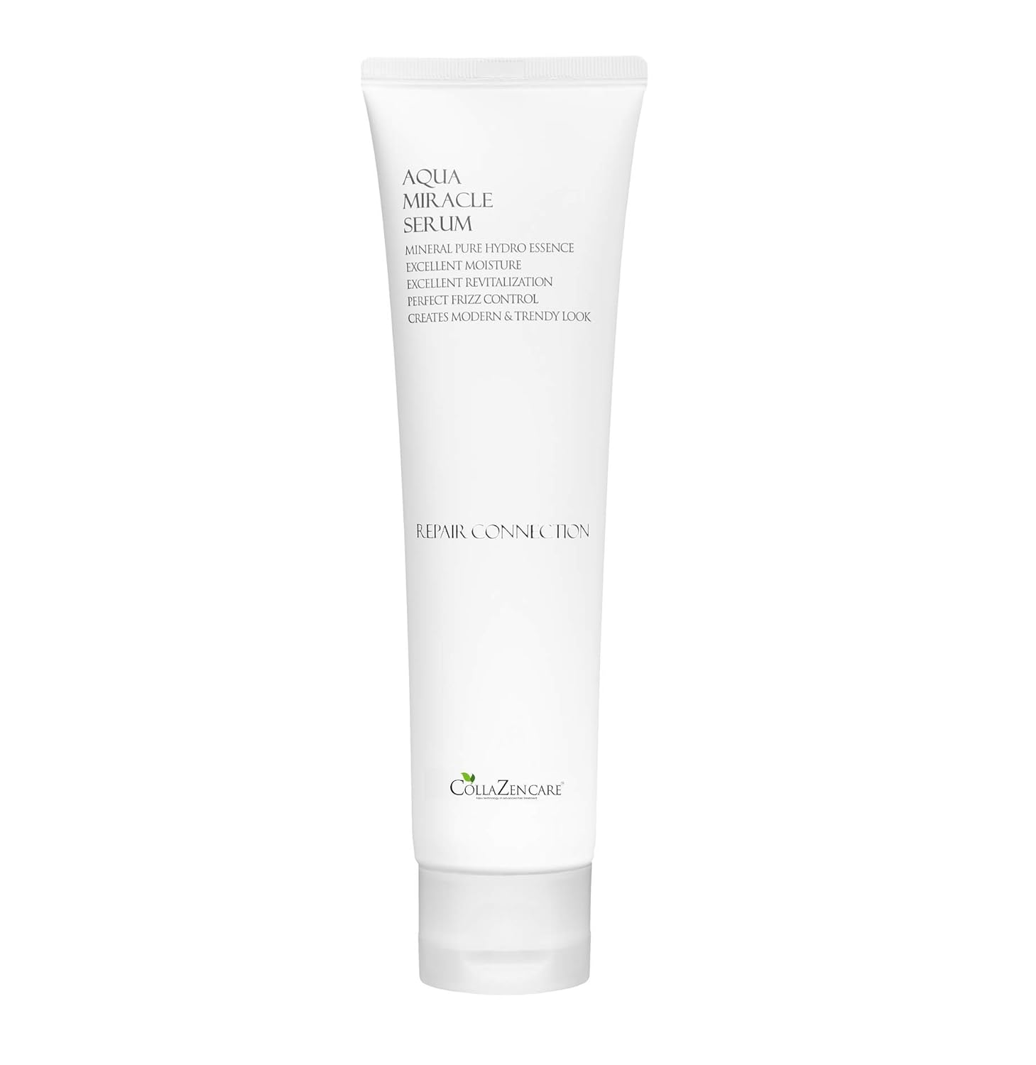 CollaZen Care Repair Connection Aqua Miracle Serum 5.29 Ounce. Heat Protection. Frizz Control. Made in Korea. No Animal Testing. Unisex