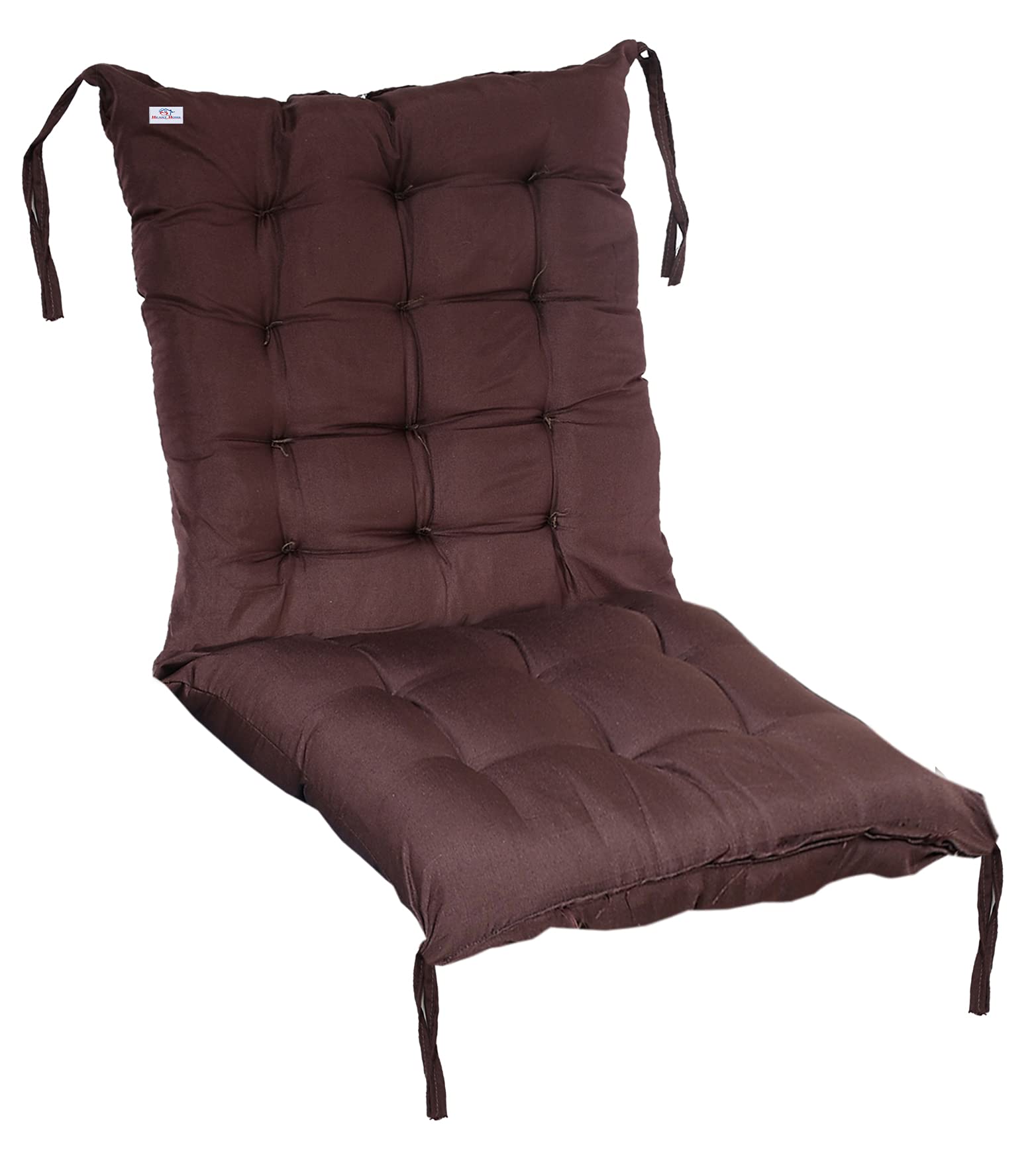 Heart Home 18 * 48 Inch Microfiber Non Slip Rocking Chair Back and Seat Cushion with Ties (Brown), Standard (HS_37_HEARTH020783) (B092HYMQ99) Amazon Price History, Amazon Price Tracker