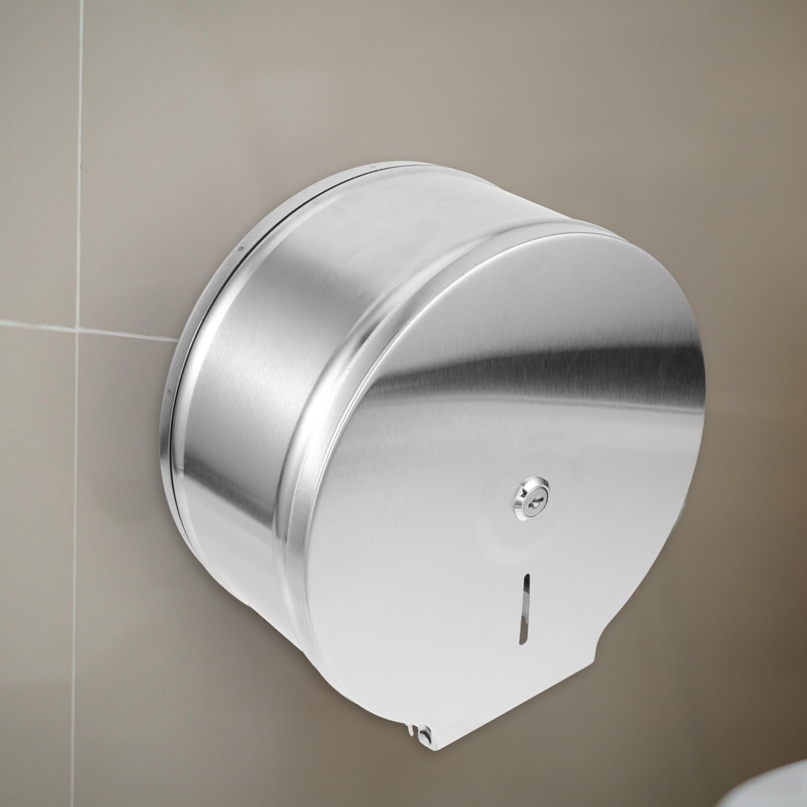 Lurrose Papel Higiénico Resistente Deformación Almacenamiento de Acero Inoxidable Portarrollos y Alta Capacidad de Carga para Cocina y Hogar
