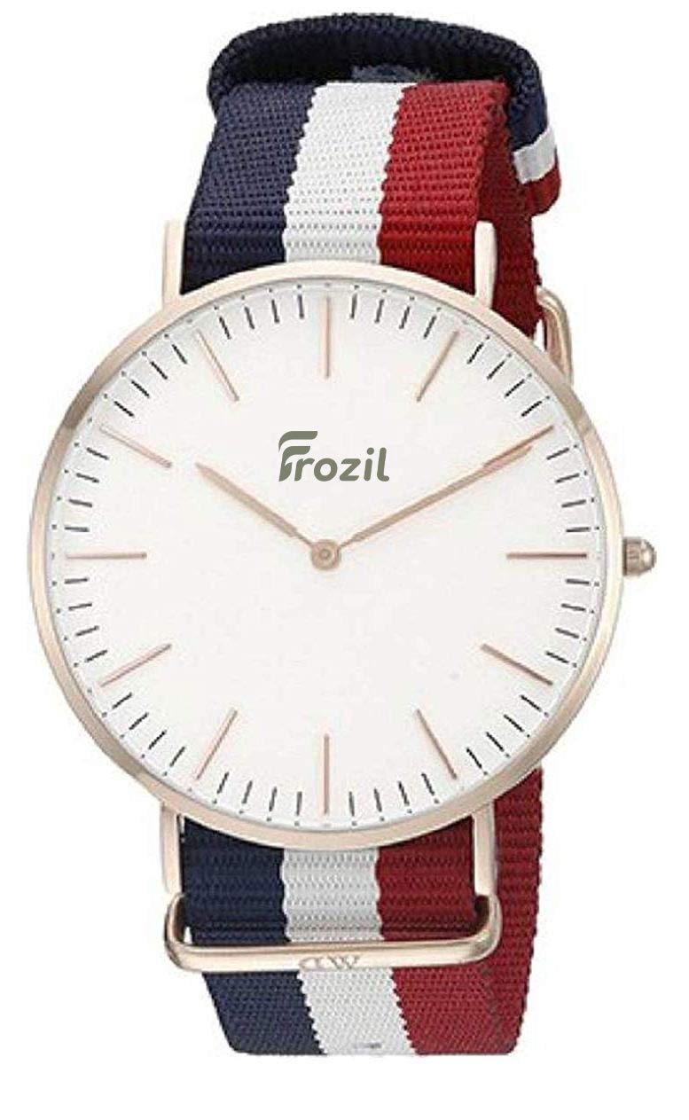 FROZIL Analogue White Dial Red White Blue Resin Belt Watch for Boys(Rasin-Red) (B085J17X1C) Amazon Price History, Amazon Price Tracker