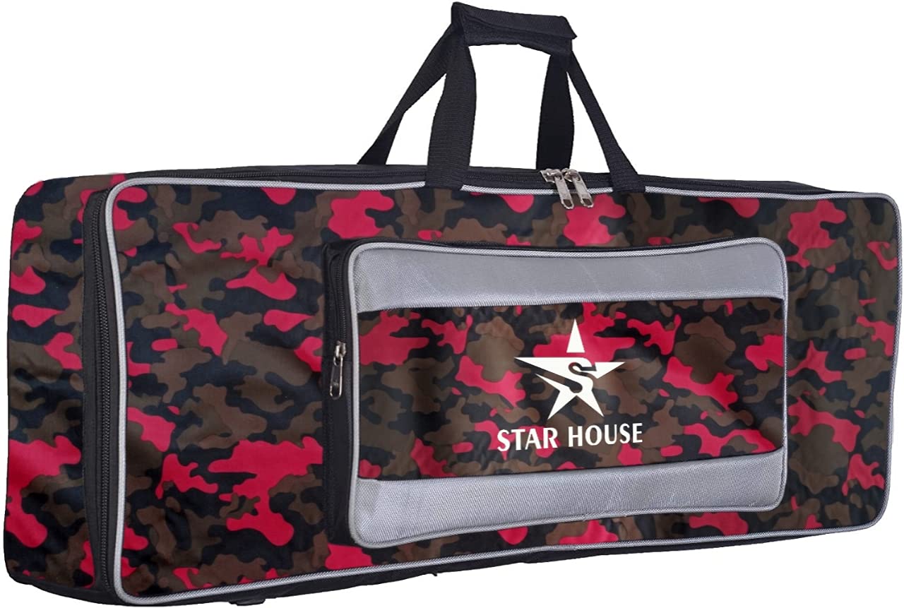 Star House Best 61 Keys Keyboard Bags/Covers to Safe for Piano to The Dust (RED Army)-image-25