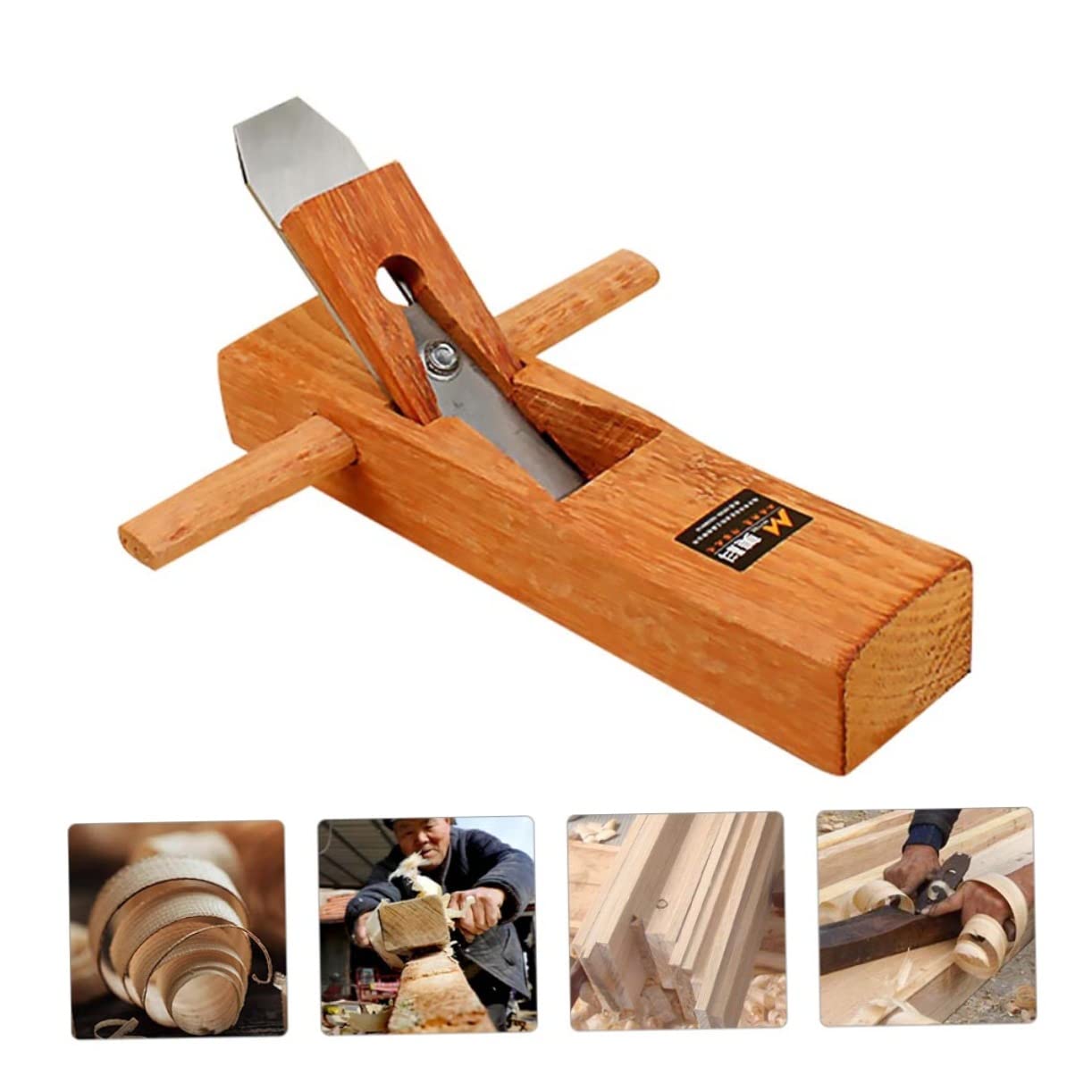 HOMSFOU 1pezzi Pialla Manuale Ergonomica Legno Per Falegnameria Strumento Per Carpenteria Facile Da Usare e Resistente Per Lavorazioni Di Precisione
