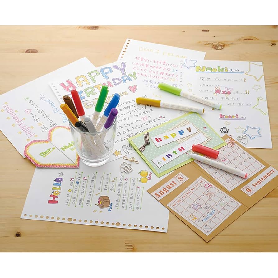 Amazon.com: Kuretake ZIG Memory System Glitter Marker, Wink