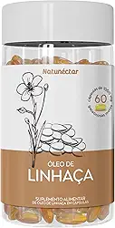 Oléo De Linhaça 1000mg 60 Cápsulas - Estimulador da produção de cálcio no organismo