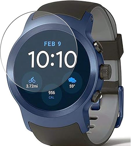 Paquete de 3 protectores de pantalla, compatibles con LG Watch Sport W280  W280A TPU Guard (no protectores de vidrio templado)