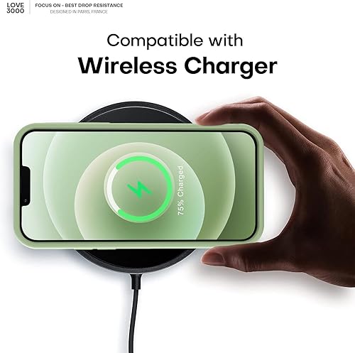 Miniatura 7 de LOVE 3000 Funda diseñada para iPhone 12iPhone 12 Pro, silicona de alta calidad con forro de microfibra suave antiarañazos funda protectora a prueba