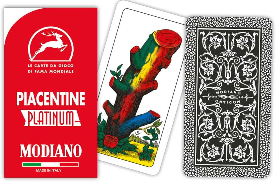 Modiano Piacenza Playing Cards 100% Plastic
