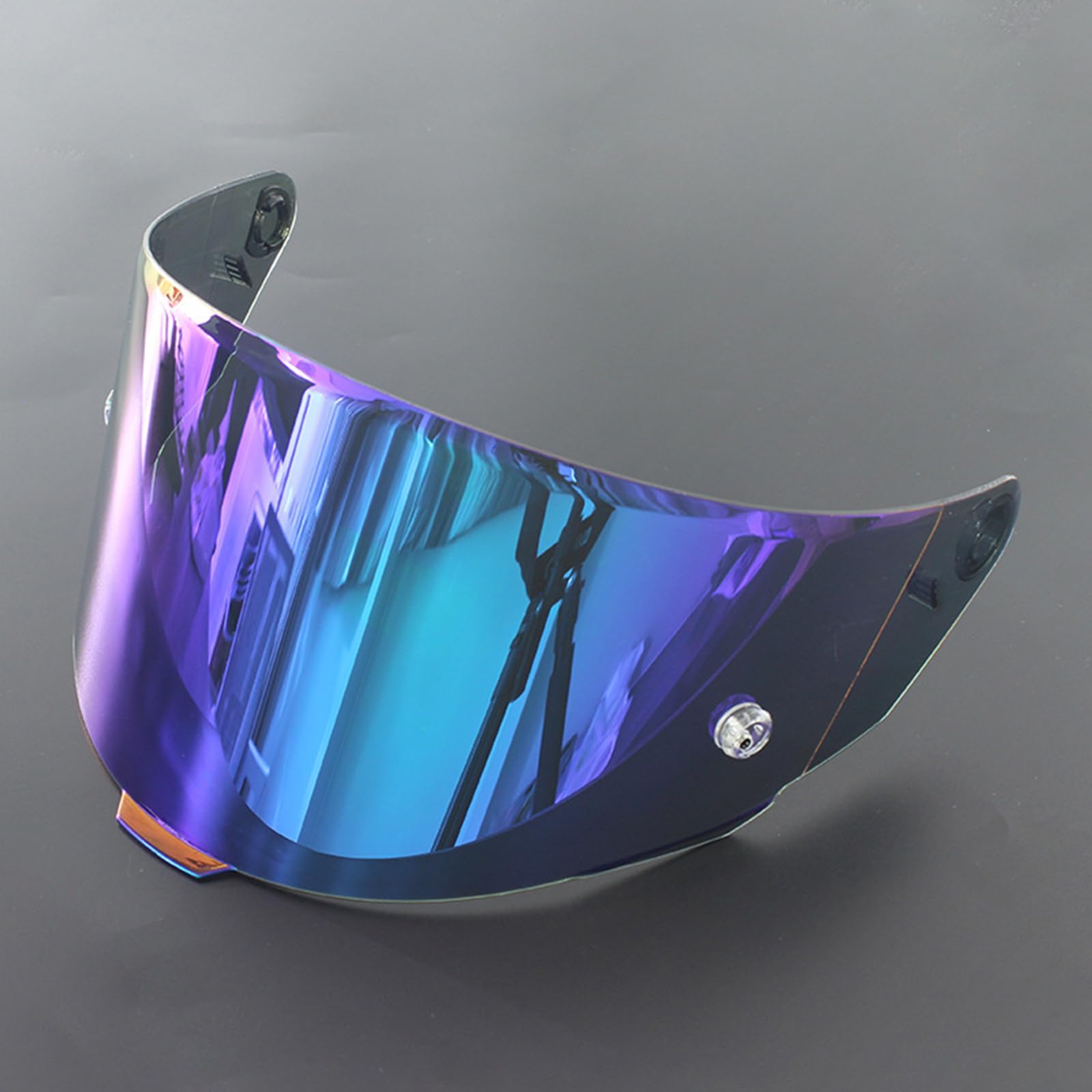 Visier für Motorradhelme Für kyt TT Course,Motorrad Windschutz Helm Objektiv Visier,Integralhelm Visier UV-Beständig,Motorradhelm Visier Ersatz,I