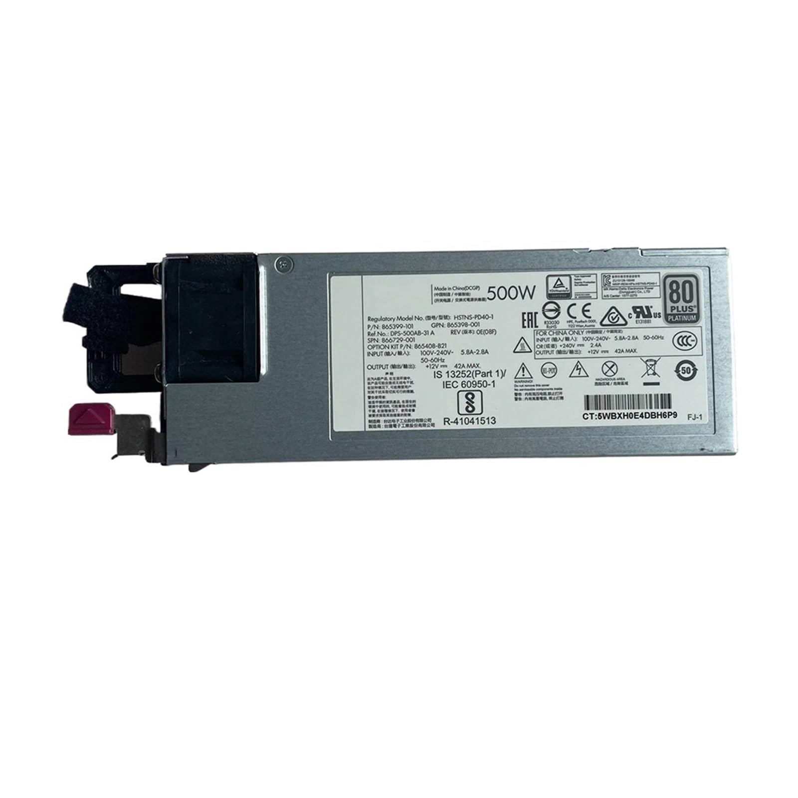 CXFCIHFT Power Supply G10 500W HSTNS-PD40-1 865399-101 866729-001