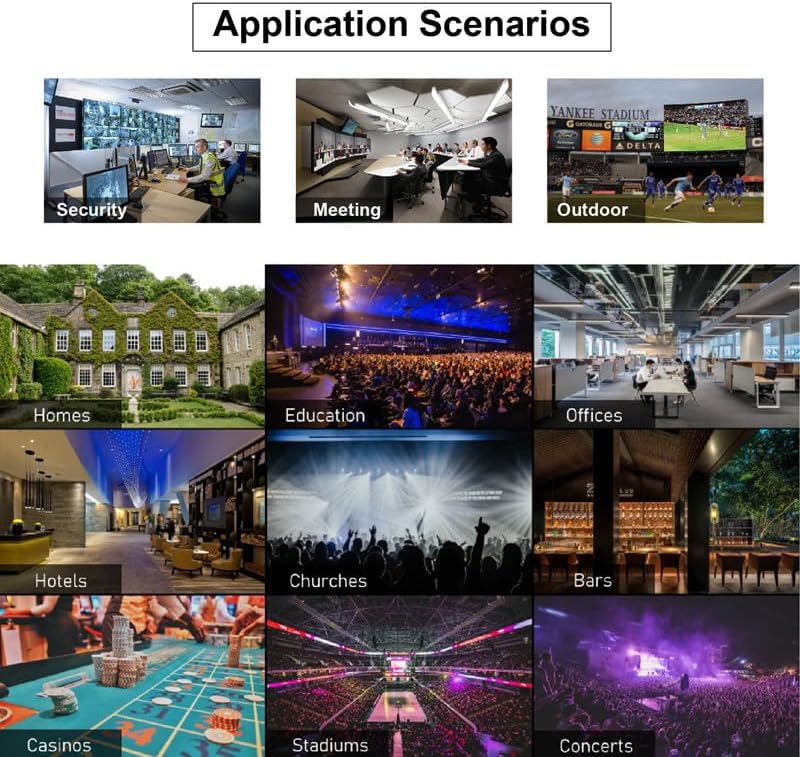 2x4 HDMI Video Wall Controller with DP Input | 8K Support | 7 Layout Modes | Audio Control & Rotation for Commercial LCD/LED Displays