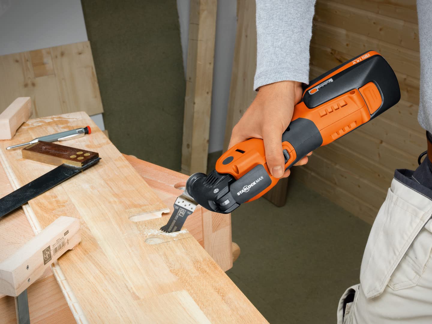 FEIN E-Cut Lama da taglio di precisione, Conf. 5 pz., Larghezza 35 mm, Lunghezza 50 mm, Attacco Starlock, Dentatura giapponese su due file