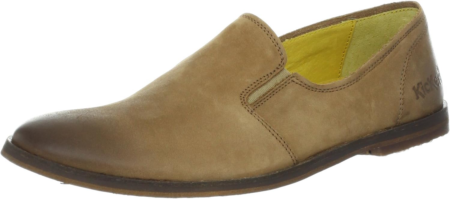 Kickers Women's Roxy, Dark Beige, 38 EU/7 M US Loafers