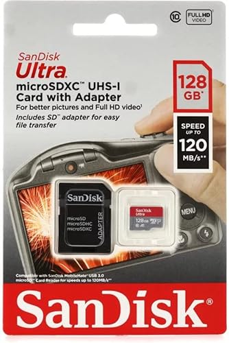 Miniatura 4 de Verificado por SanFlash para Amazon 770-6747-743 Sandisk Ultra 128GB tarjeta de memoria microSD para tabletas Fire y Fire -TV