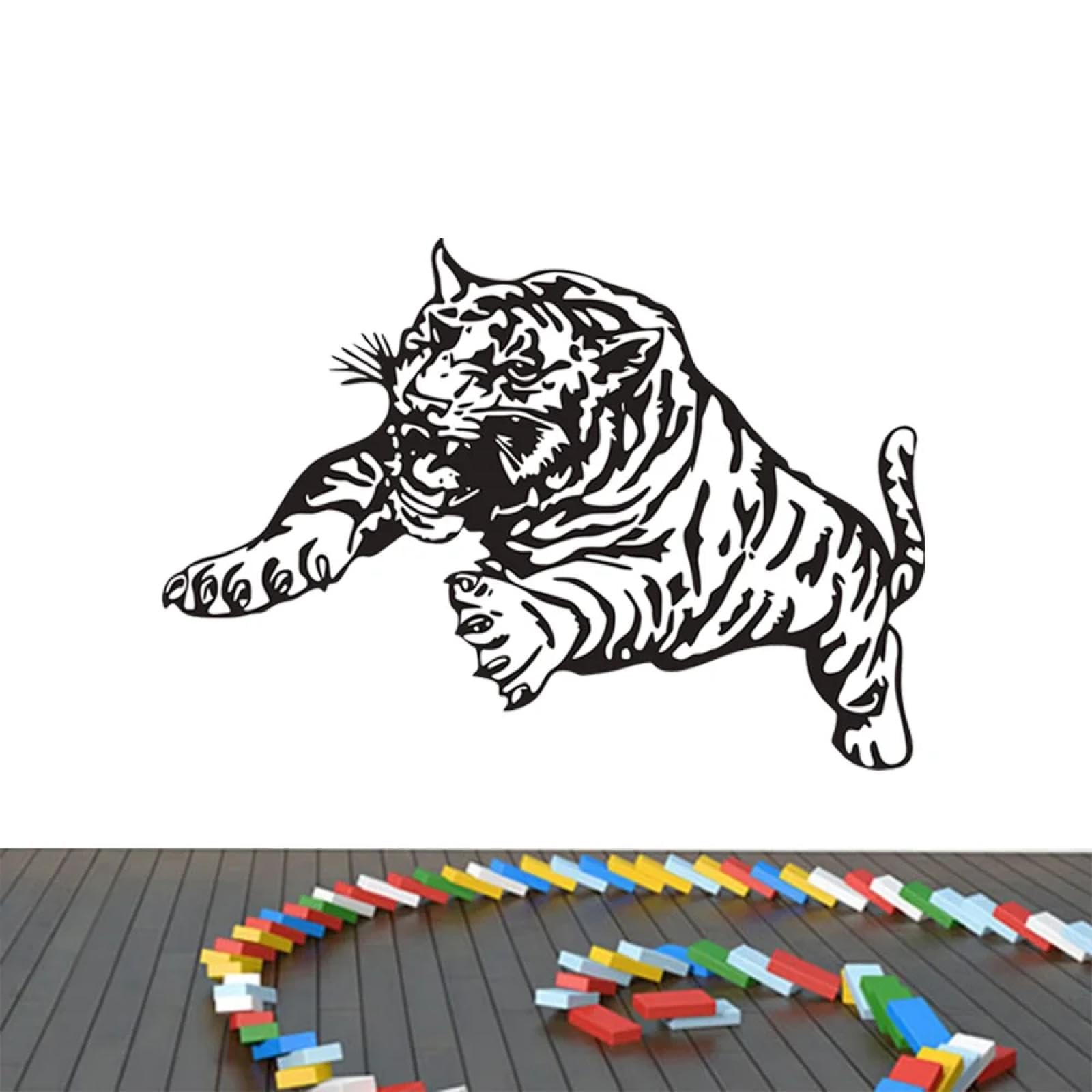 WEIMEIJIE Tiger wall Sticker Vinyl Decal for Living Room, Bedroom, Art Decals, Children's Room, playroom wall Decals