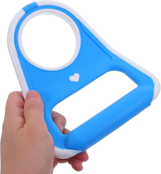 QUMIIRITY Elevadores de Portabotellas de Agua 2 Unidades, Asas Ergonómicas de Plástico Azul y Blanco, Antideslizantes para Transporte Fácil en Hogar y Oficina, Soporte para Botellones - 4