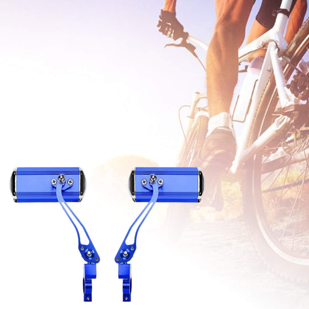 Specchietto Bici da Manubrio 360° Coppia in Lega di Alluminio