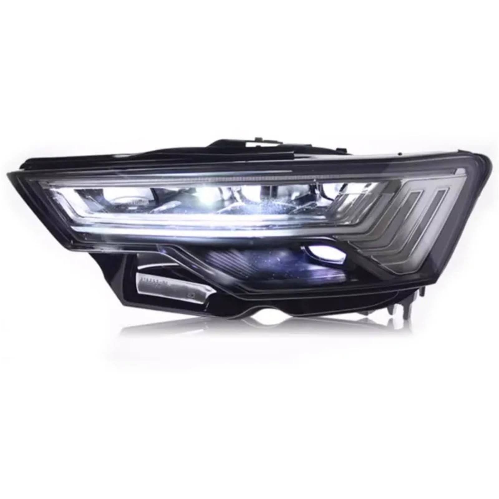 Faro Anteriore per Audi A6 C8 2019-2023, fendinebbia, luci diurne, luci di Stop, indicatori di direzione, Installazione Plug And Play. Gruppo Ottico Anteriore per Auto.