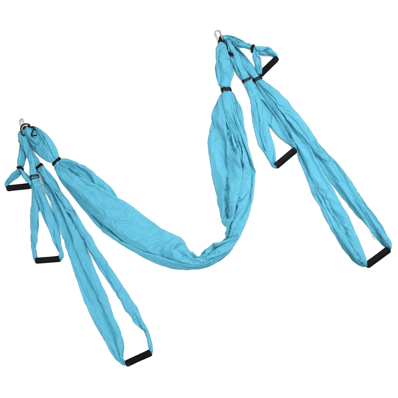 Alomejor Juego de columpio de yoga aéreo que mejora la flexibilidad y mejora la postura para los entusiastas del yoga, algodón de poliéster para uso en interiores y exteriores