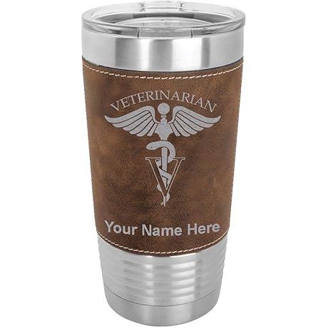 LaserGram 20oz Vacuum Insulated Tumbler Mug for Veterinarians