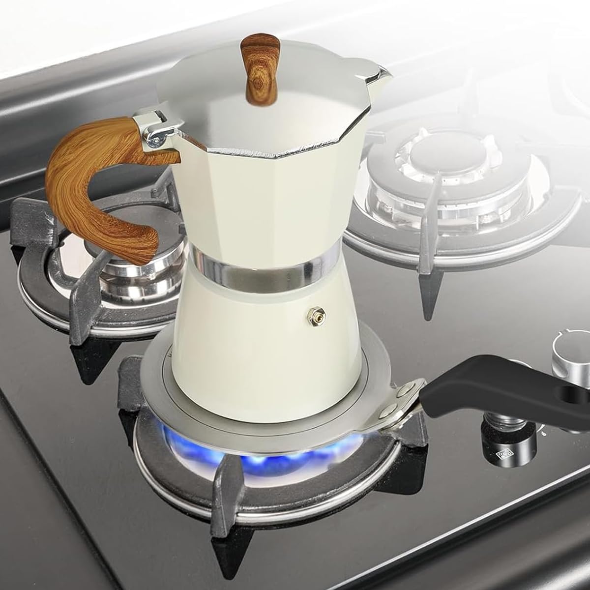 Alide Induktionskochfeld-Konverterplatte, Topf-Induktionsplatte 13 Cm Mit Hitzebeständigem Griff Für Kaffeekochgeschirr Gewerbe, Industrie & Wissenschaft
