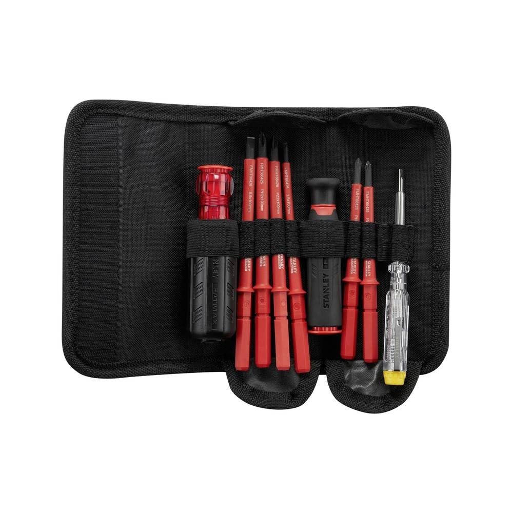 Stanley STHT0-66426 VDE Multi-Bit Screwdriver Set (10 Pieces)