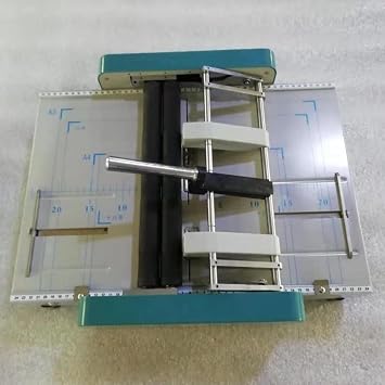 Paper Folding Machine, A3 Booklet Making Machine Booklet Stapling Four-Position Thread Type Book Binding Machine Pamphlet Stapler