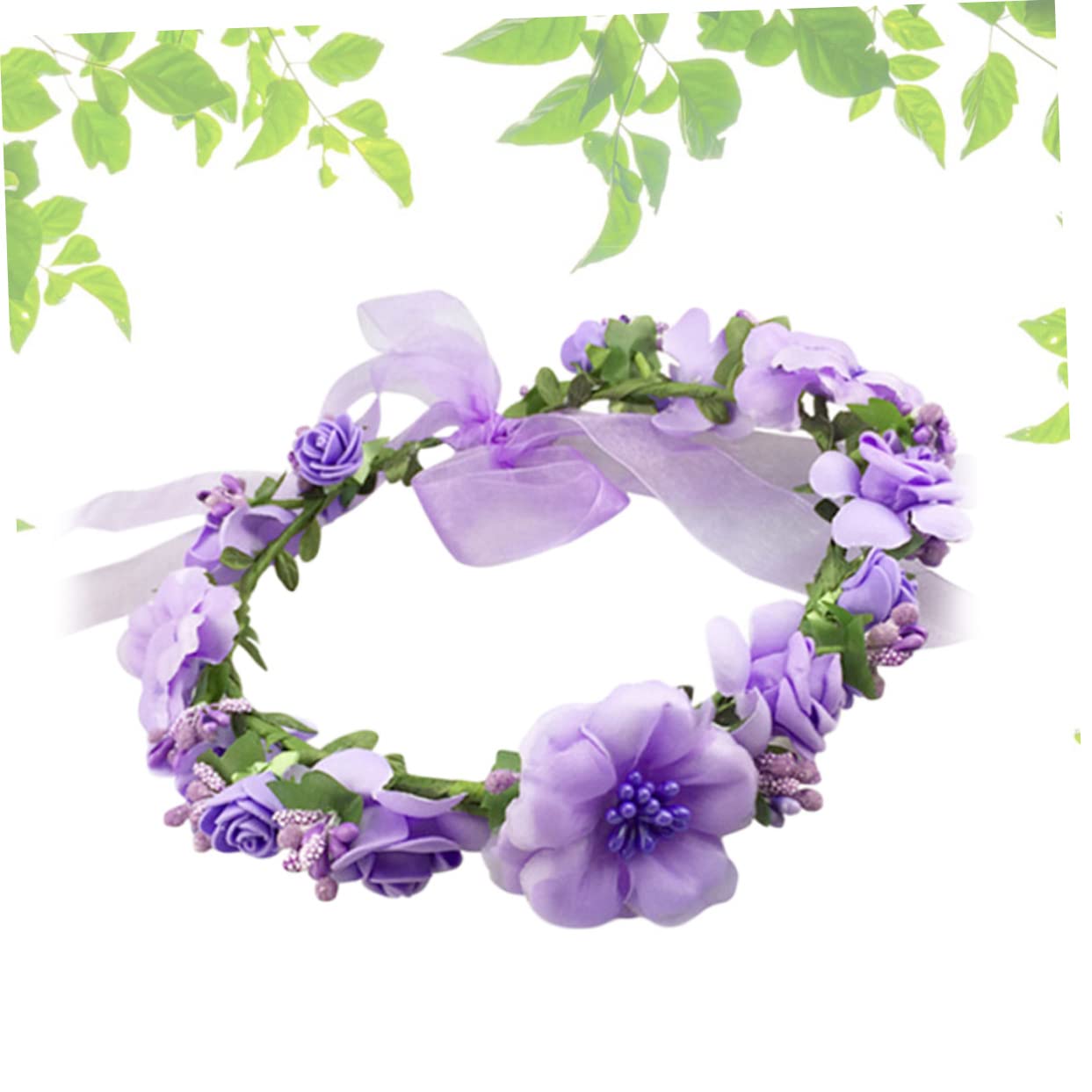 FRCOLOR 3stücke Blumenkranz Für Hochzeiten Einstellbare Blumenkrone Mit Lebendigen Farben Und Natürlichem Design Für Braut Und Brautjungfern Für Partys Und Fotoshootings