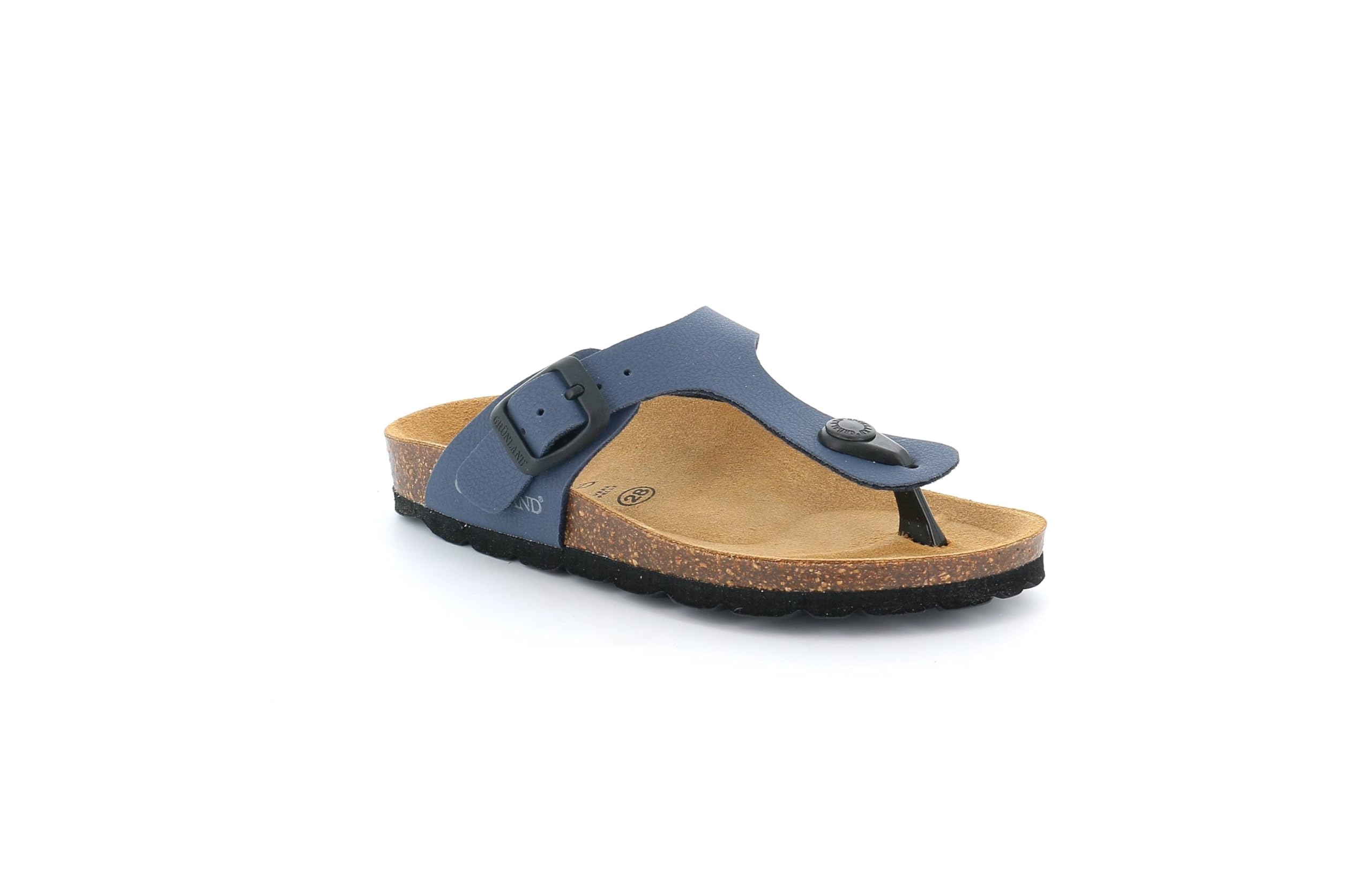 GRUNLAND JUNIOR Ciabatta Infradito in Sughero CB0927 Blu 33