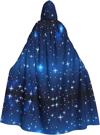 Blue Star Robe Amazon.com: KINGNOYI Blue Star Pattern Adult Hooded Wizard Tunic Hooded ...