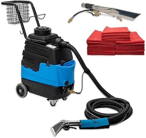 Detail King Mytee Lite 8070 - Extractor de alfombras calentado - Air Lite 8400P - Herramienta para hendiduras - Manguera de vacío y solución de 15