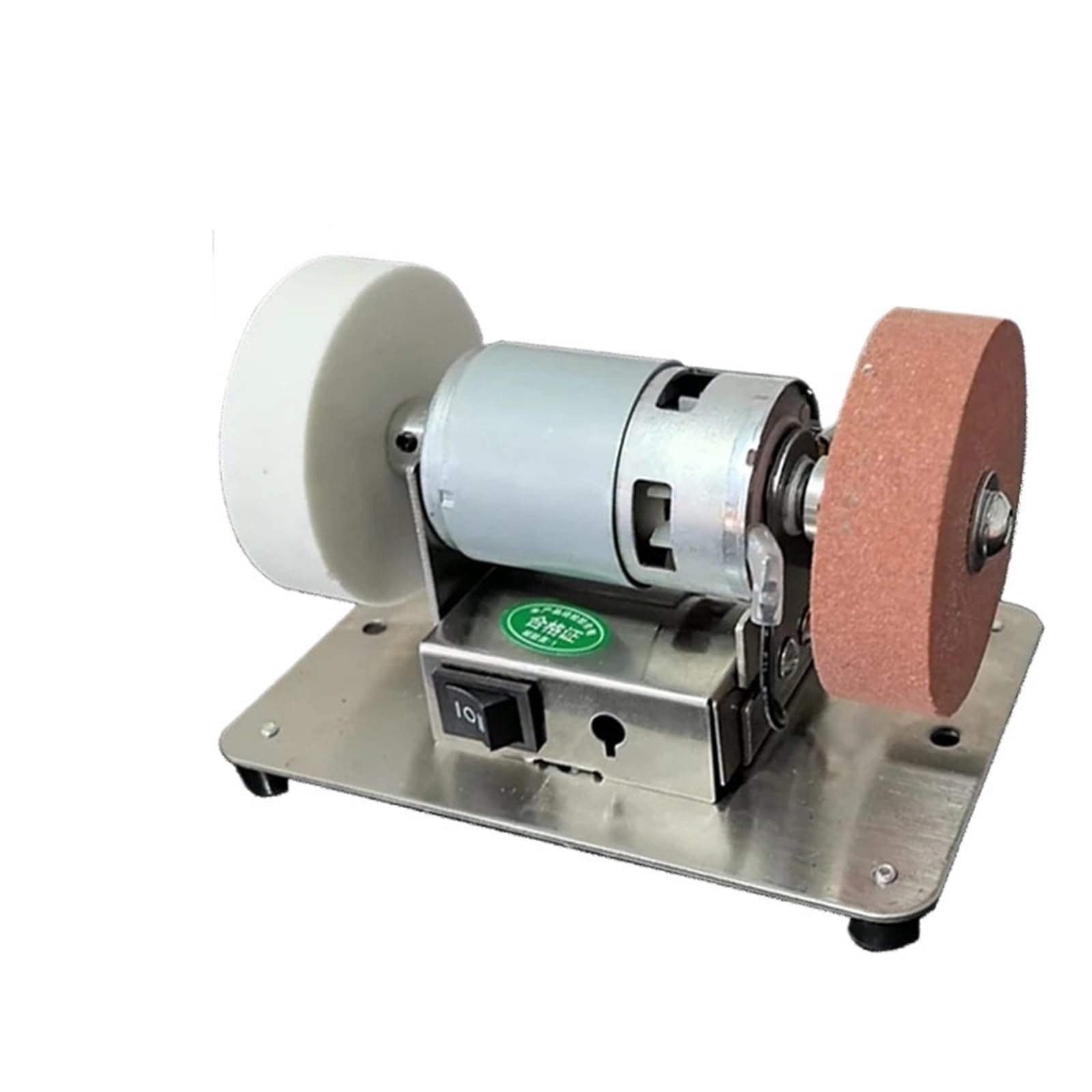 Máquina de amoladora doble, artefacto, amoladora de mesa, motor, mini pulidora eléctrica, muela de amolar, piedra de amolar