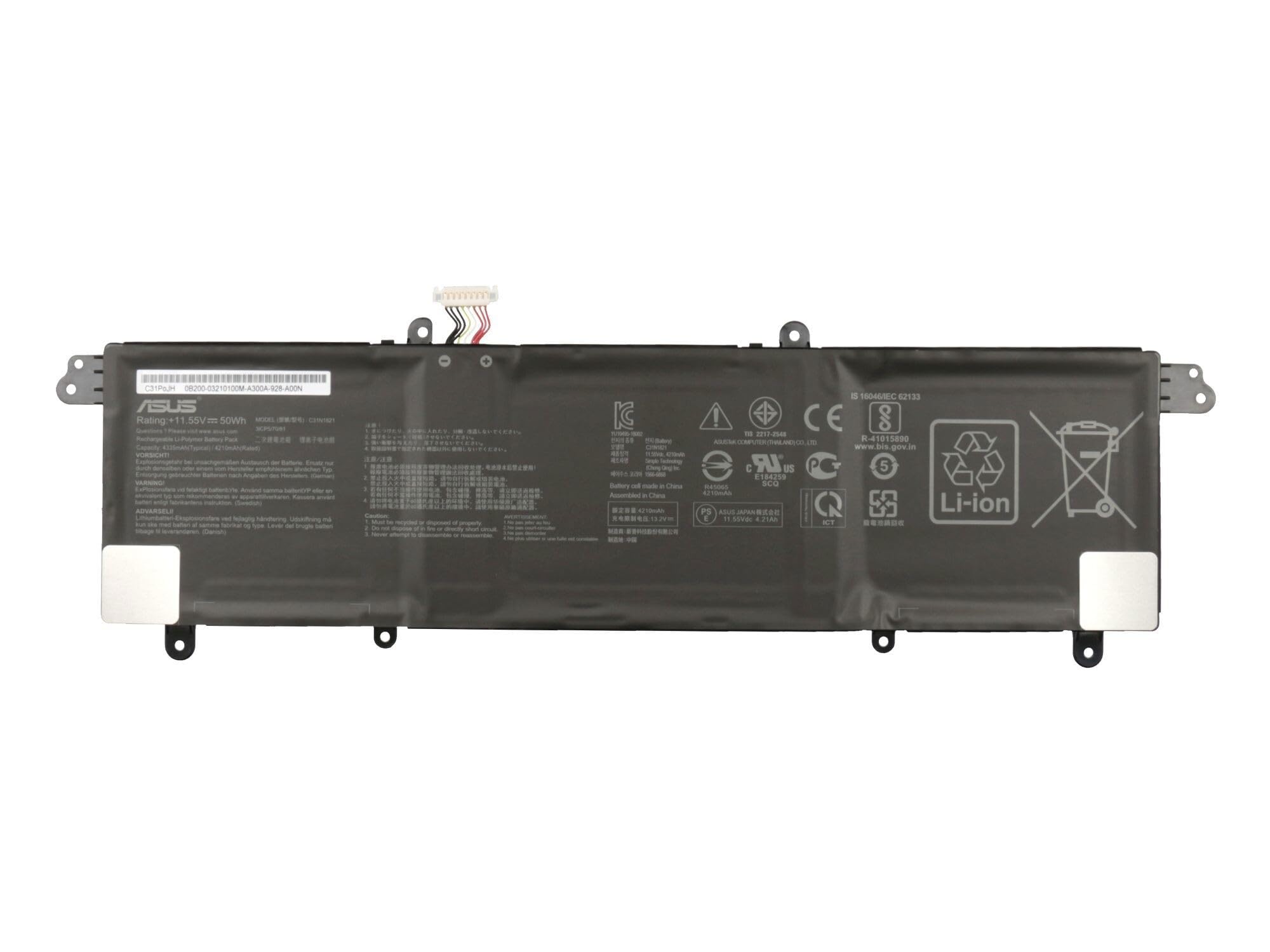 Asus C31N1821 Original Batterie 50Wh