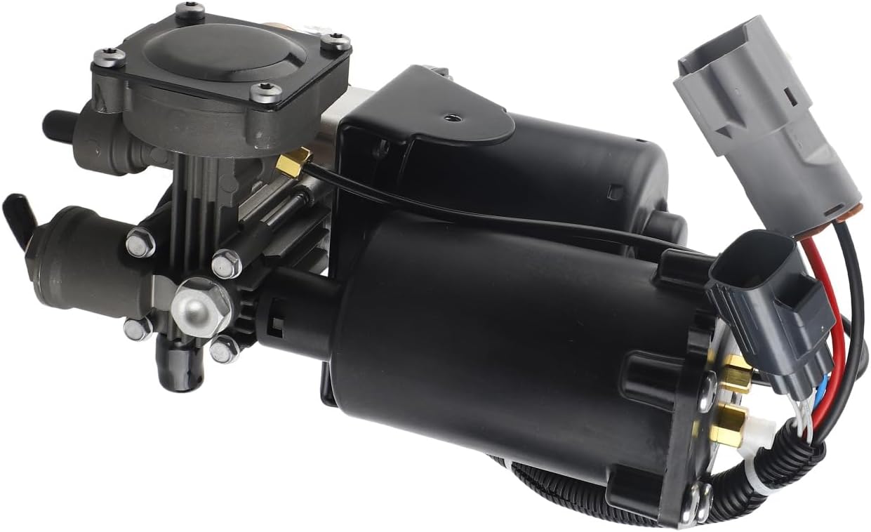 Air Suspension Compressor Pump, Aluminium Alloy Replacement for LR3 LR4 Sport - Durable Material, Direct Fit Installation, Ideal Car Accessories