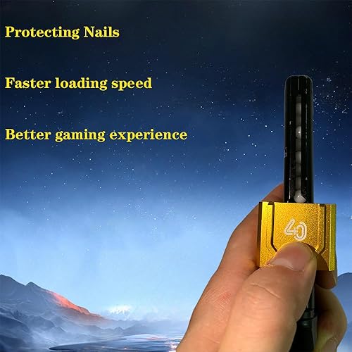 Miniatura 4 de Cargador de velocidad de Airsoft para cargadores de pistola de Airsoft AEG y GBB, carga rápida para proteger las uñas, última versión