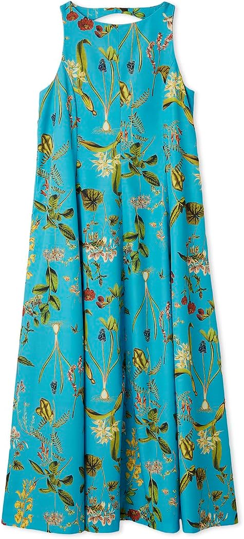 Amazon.co.jp: [ミラオーウェン] ボタニカルプリントソリッドワンピ