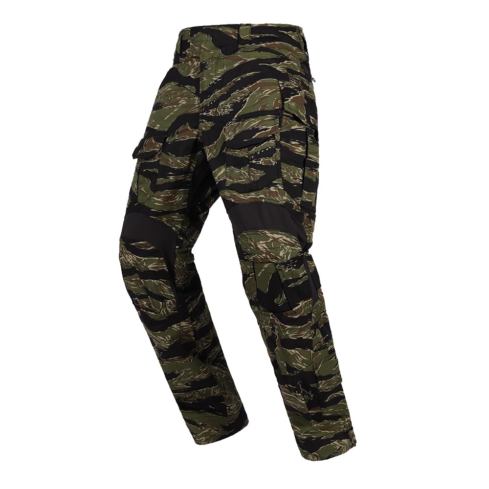 Emersongear Men's Tiger Strip Gen3 Paintball Pants With Knee Pads,Combat Trousers Army Airsoft Bdu Pants