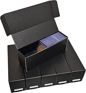 Fageverld Card Toploader Storage Box Fits Magnetic Card Holders, Baseball Sports Card Storage Boxes, Trading Card Box, Toploader Case