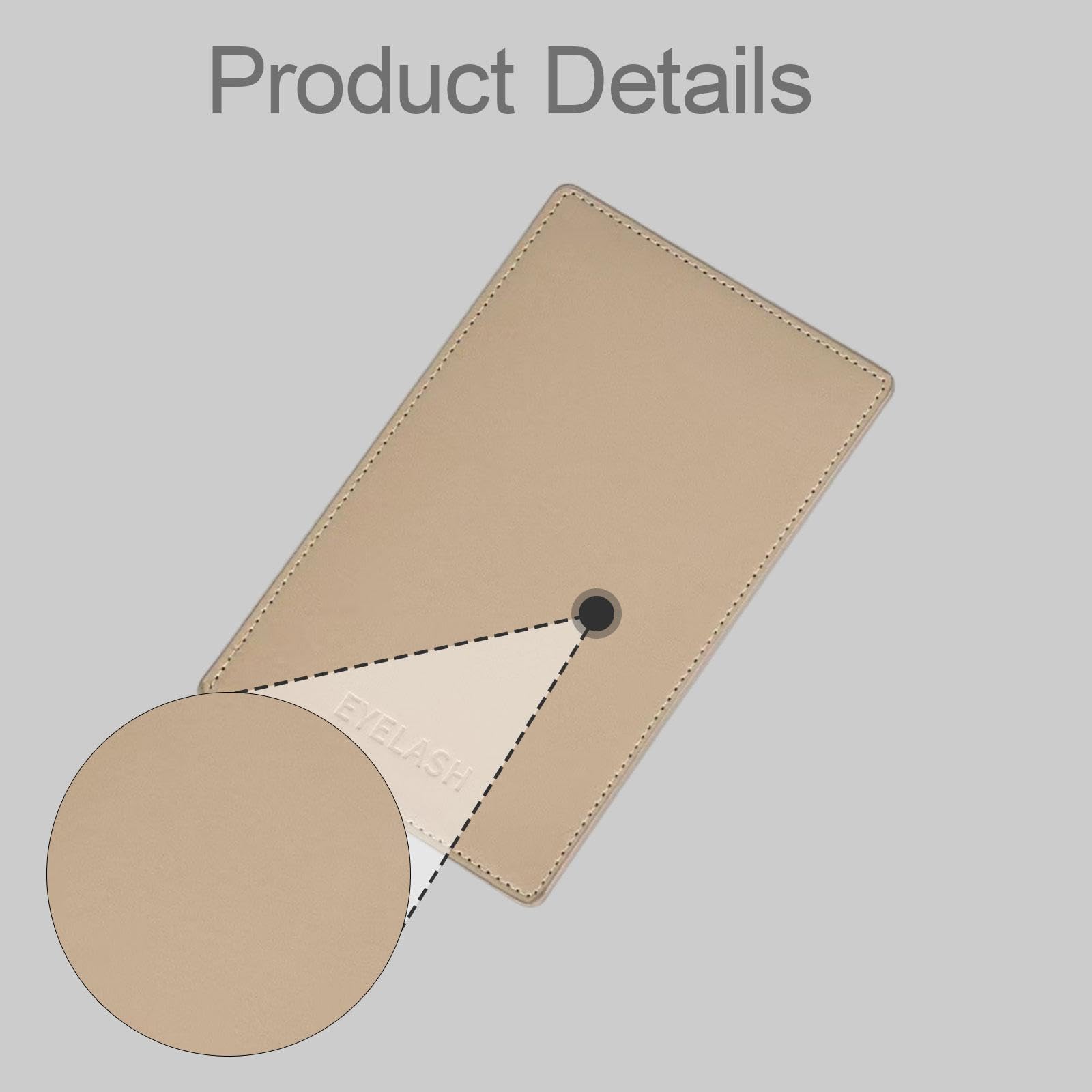 Cuscinetto Applicatore per Extension Ciglia, Strumento Professionale per Extension Ciglia, Pratico E Facile Da Usare, Beige