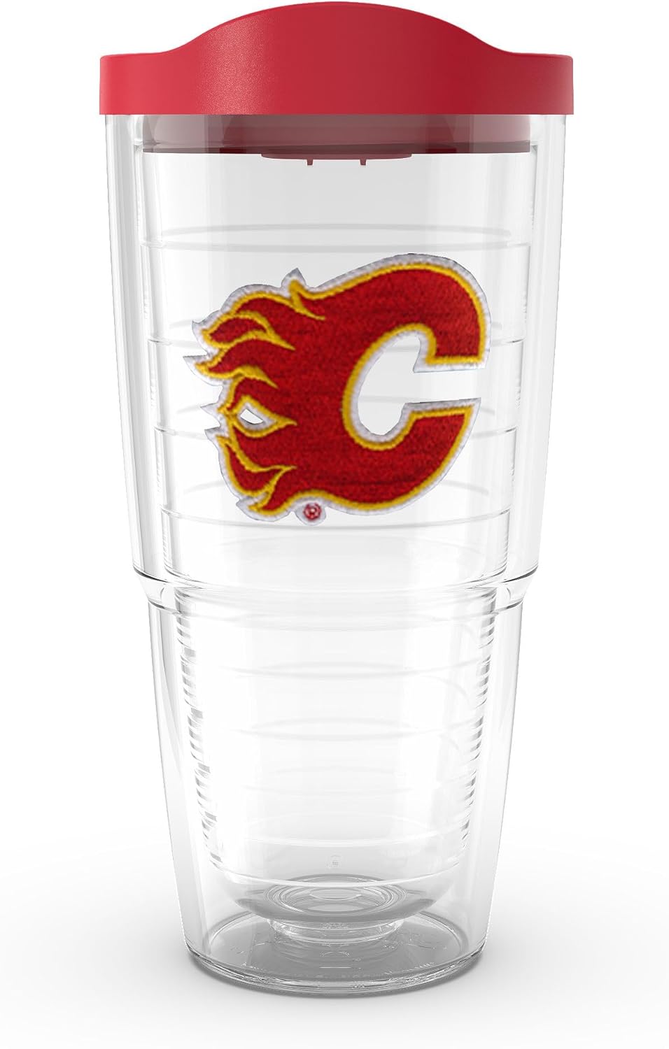 Tervis Made in USA Double Walled NHL Calgary Flames Insulated Tumbler Cup Keeps Drinks Cold & Hot, 24oz, Primary Logo