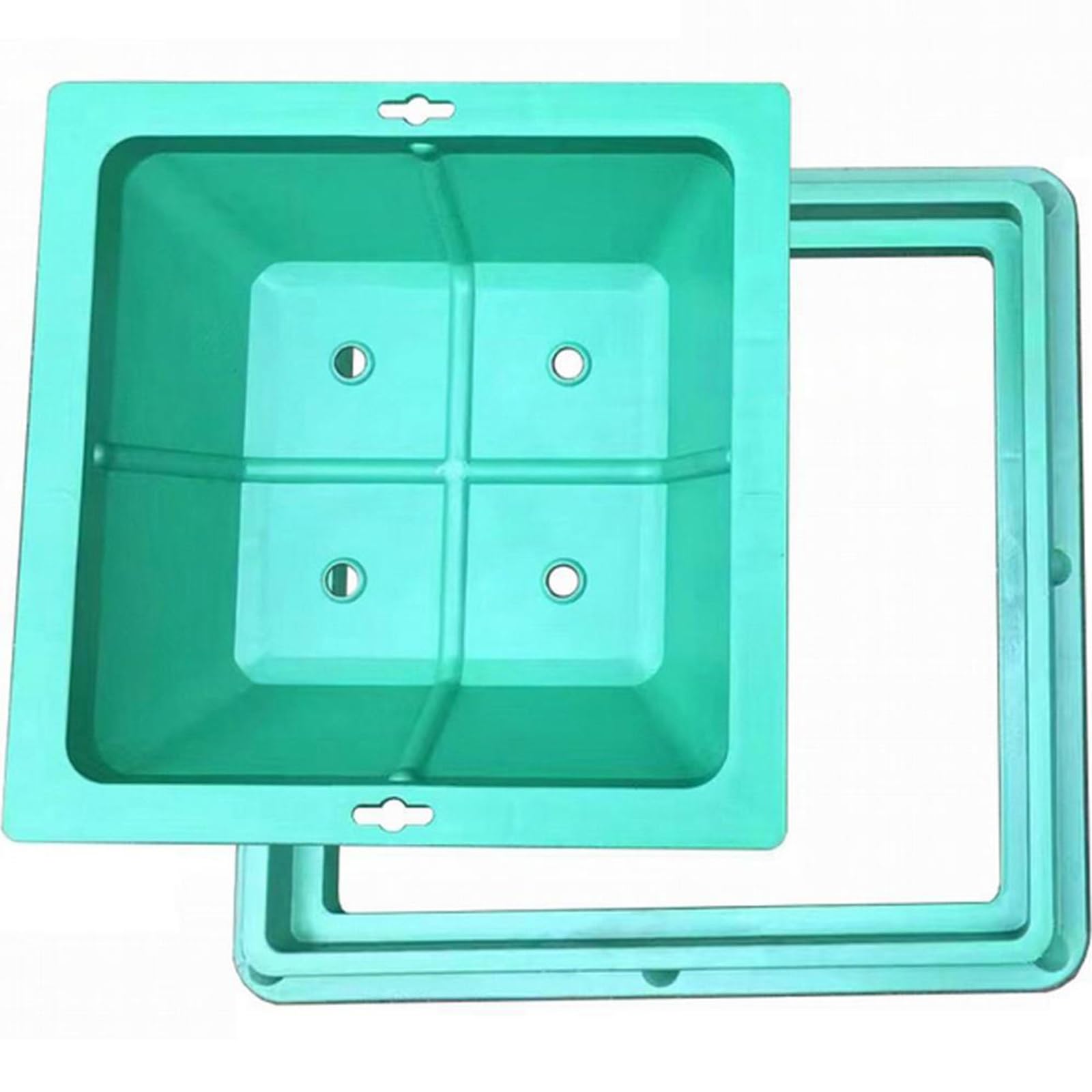 Couvercle de puisard 40x40 anti-odeur et étanche pour stopper les infiltrations