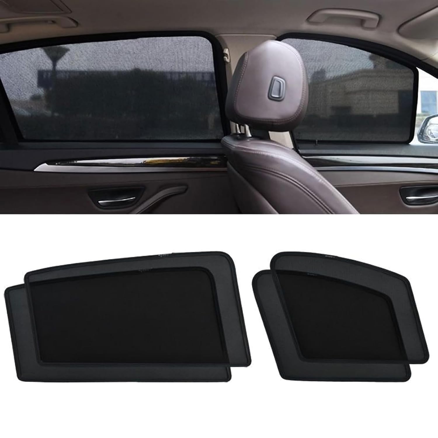 Auto Sonnenschutz Für KIA EV3 ab BJ. 2024, Seiten Mesh-Material, UV-Schutz Autozubehö,C 4 Side Windows