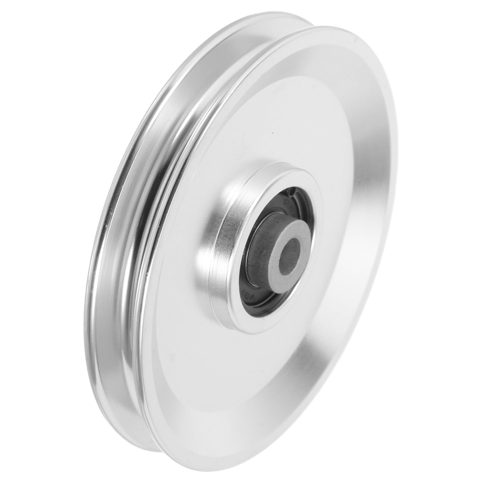 Hohopeti Seilzugsystem Aluminiumrolle 120mm Durchmesser Kugelgelagert 250 kg Belastbar für Kabelzugmaschinen und Mehrzweck Trainingsgeräte im Fitnessstudio
